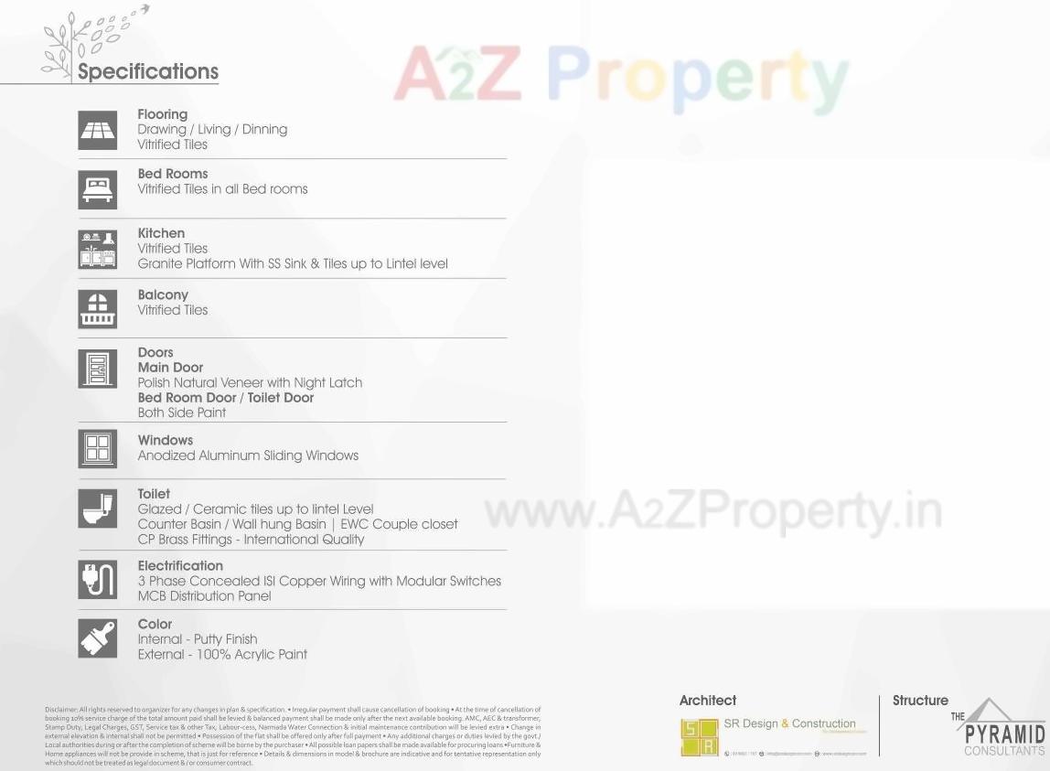  of real estate project Skywalk located at Zundal, Ahmedabad, Gujarat