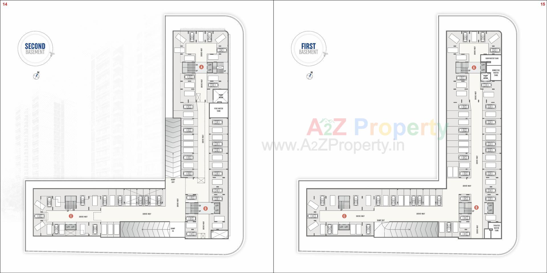 Layout of real estate project Skywind Park located at Vadaj, Ahmedabad, Gujarat