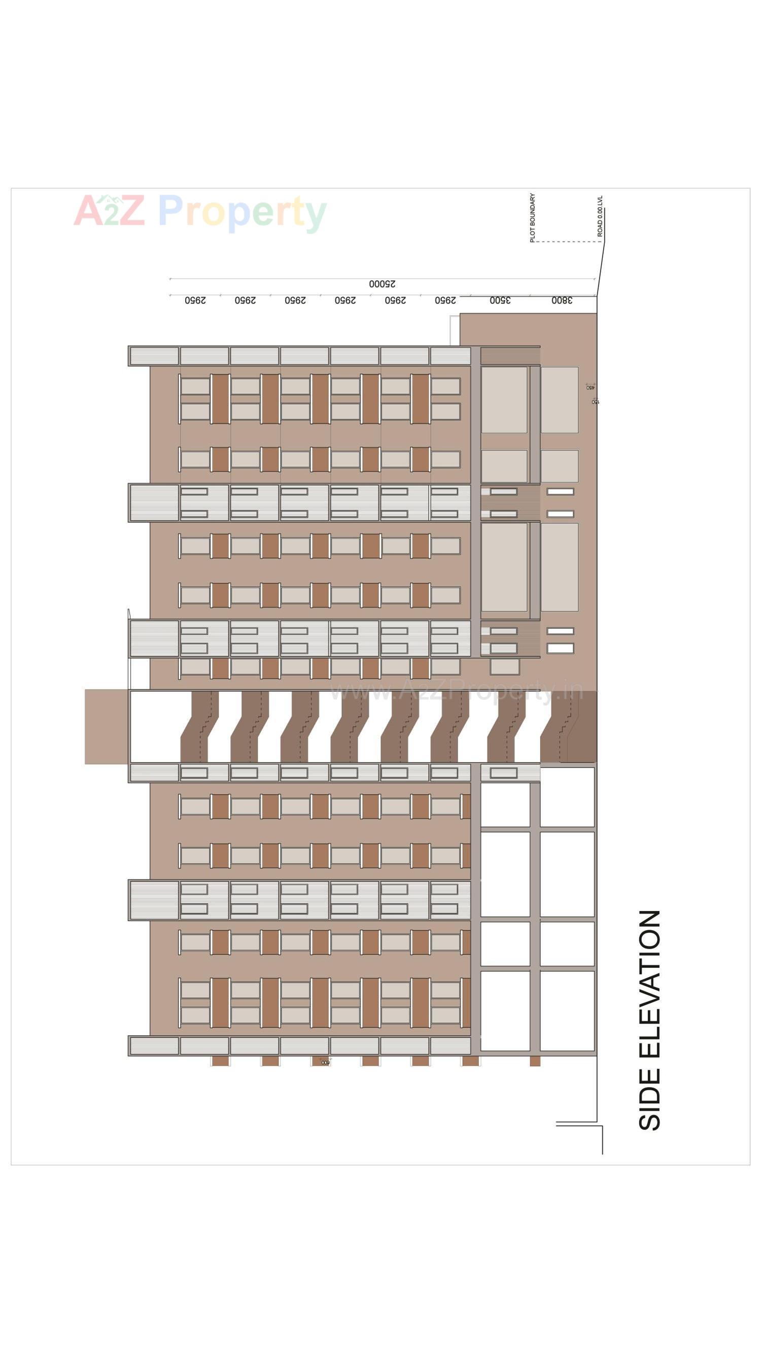 Layout of real estate project Sls located at Changispur, Ahmedabad, Gujarat