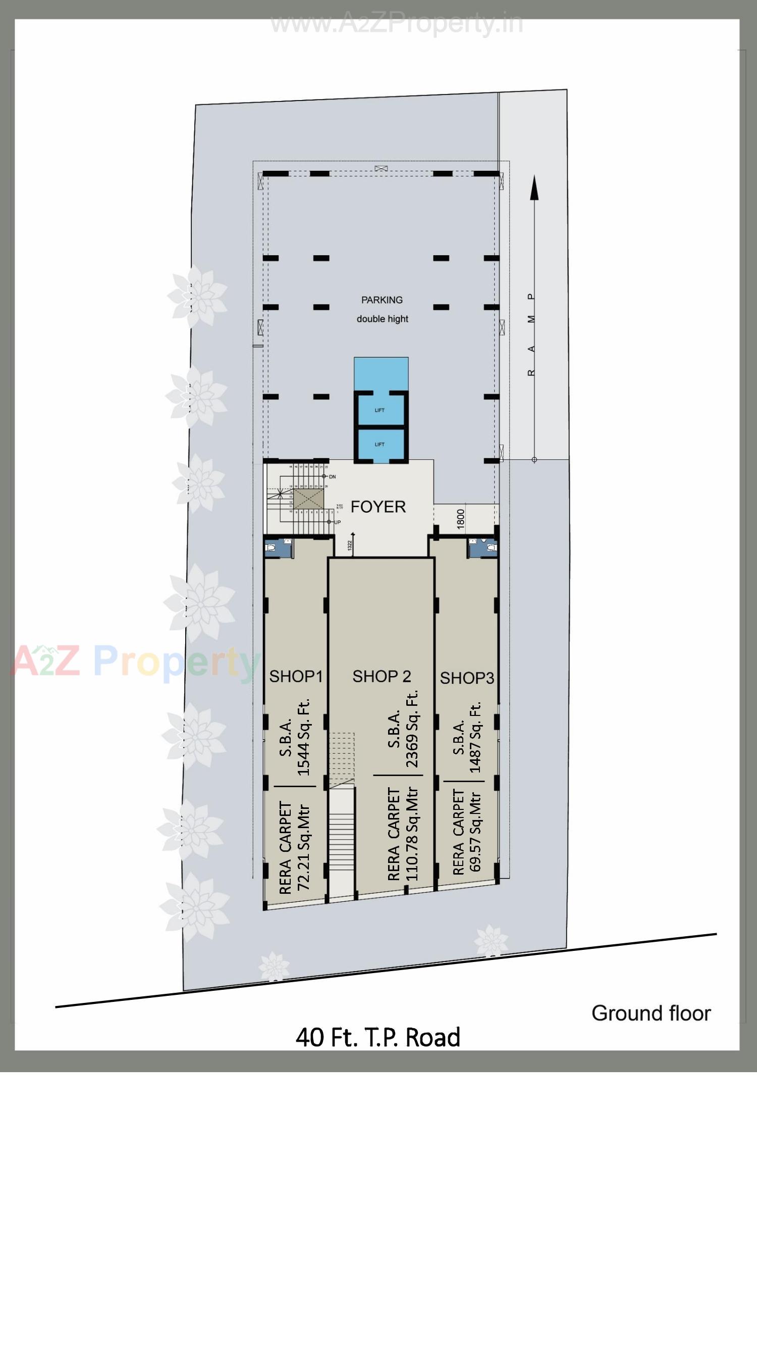 Layout of real estate project Sls located at Changispur, Ahmedabad, Gujarat