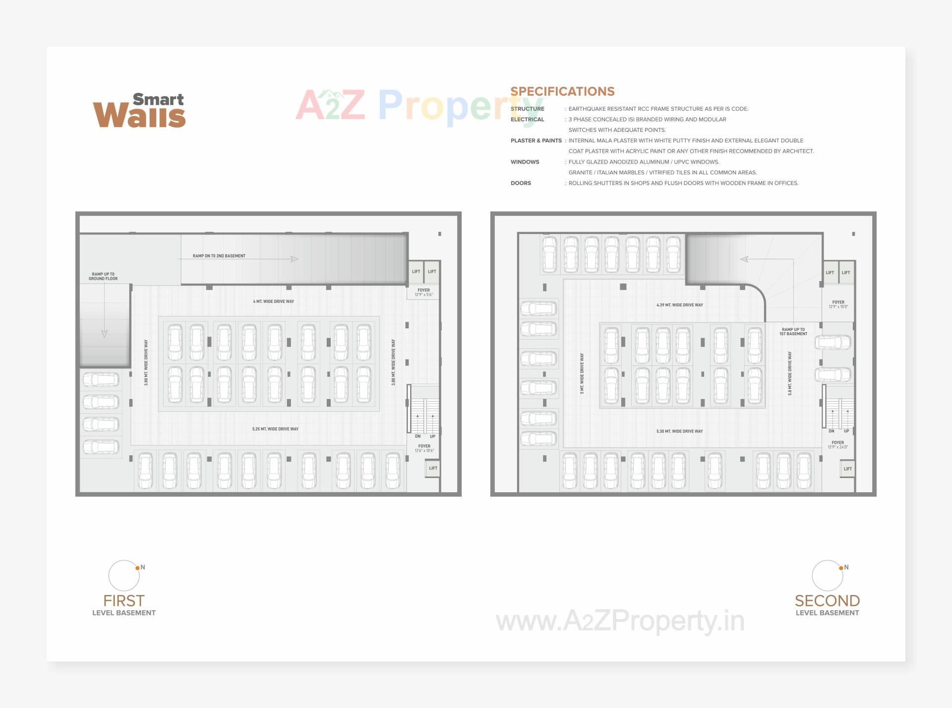 Layout of real estate project Smart Walls located at Sola, Ahmedabad, Gujarat