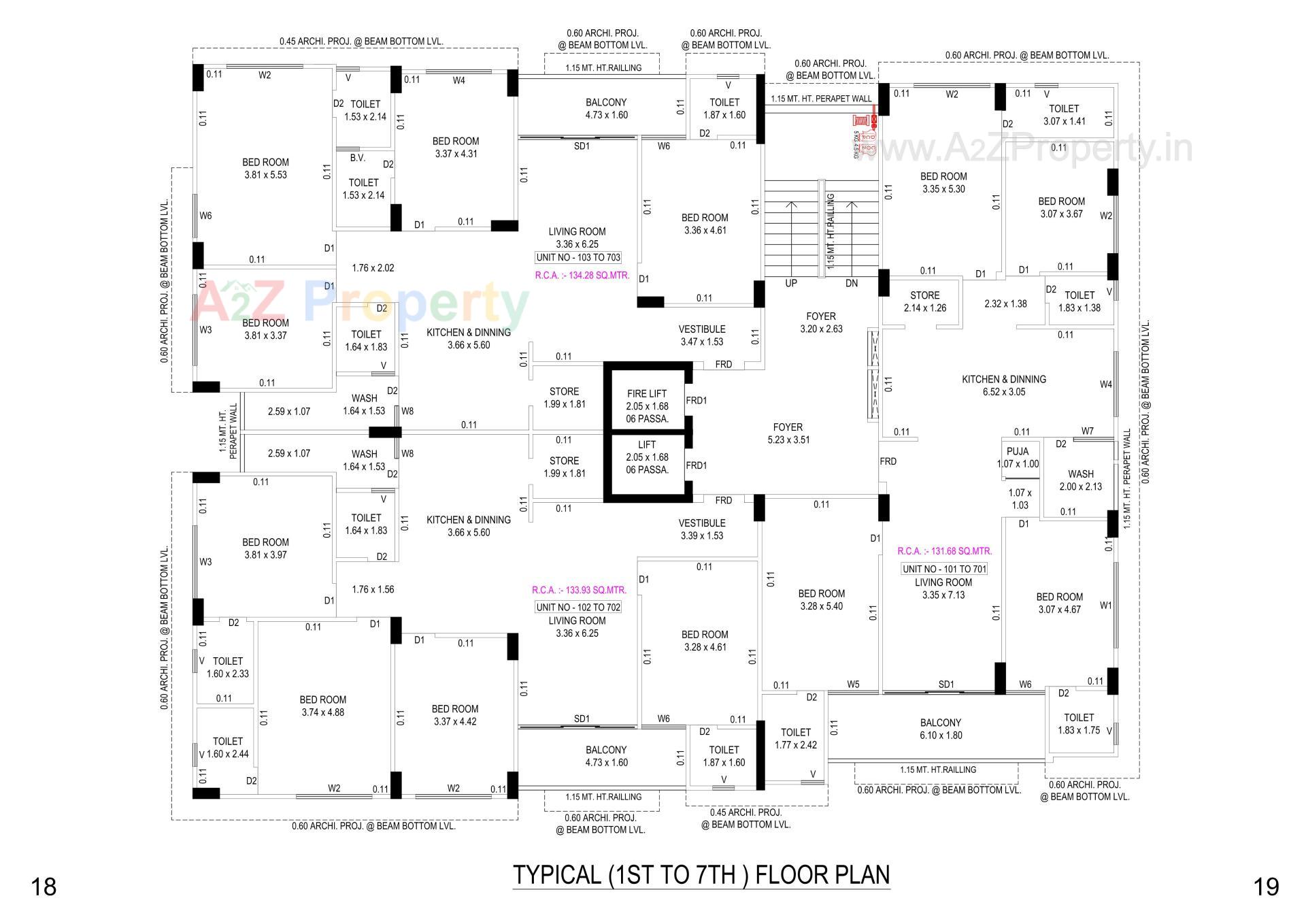 Layout of real estate project Solis Optima located at Memnagar, Ahmedabad, Gujarat