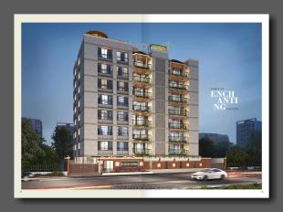 Elevation of real estate project Solis Optima located at Memnagar, Ahmedabad, Gujarat