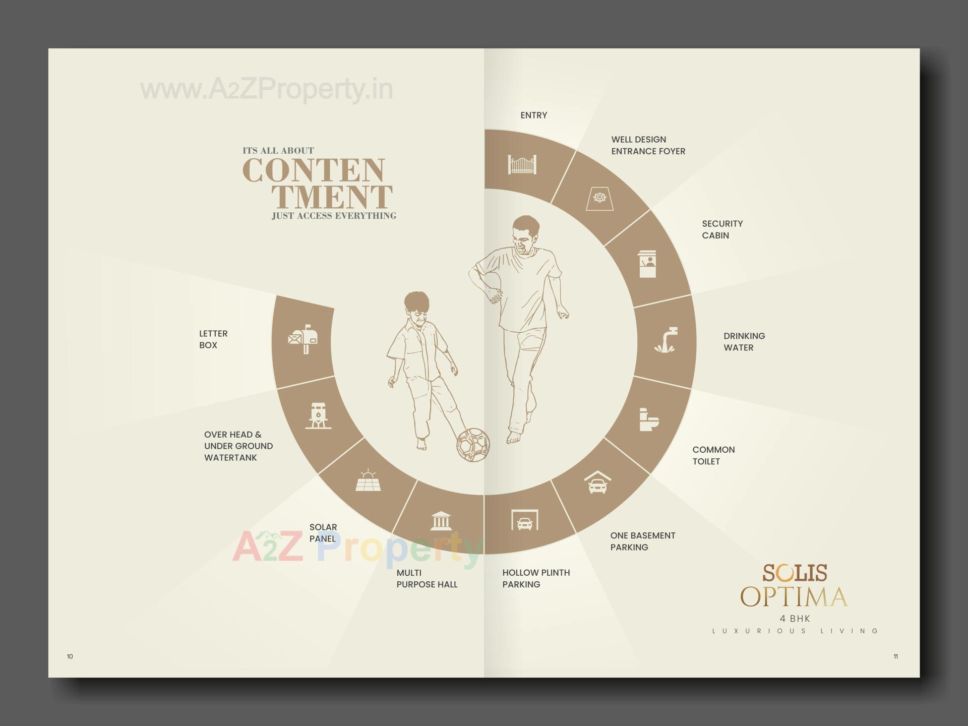  of real estate project Solis Optima located at Memnagar, Ahmedabad, Gujarat