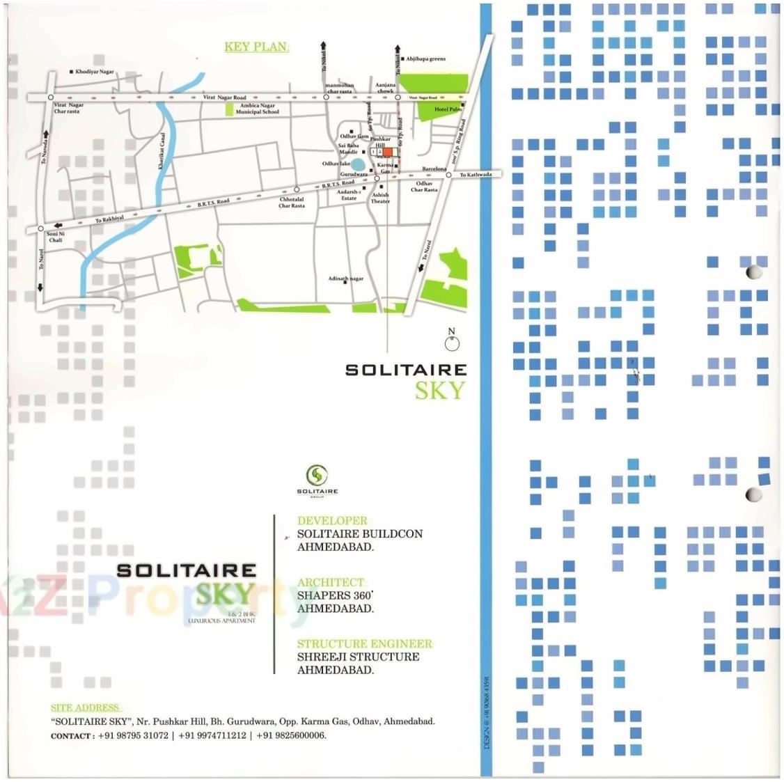  of real estate project Solitair Sky located at Odhav, Ahmedabad, Gujarat