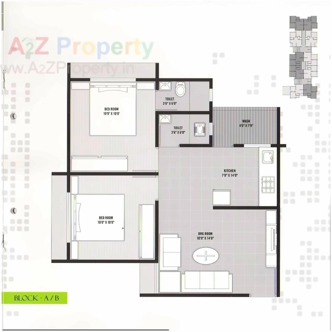 Layout of real estate project Solitair Sky located at Odhav, Ahmedabad, Gujarat