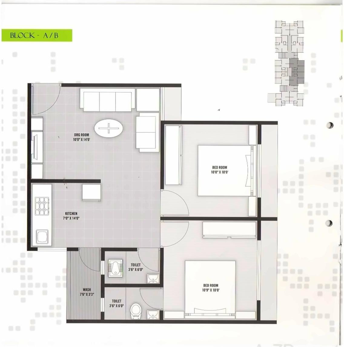 Layout of real estate project Solitair Sky located at Odhav, Ahmedabad, Gujarat