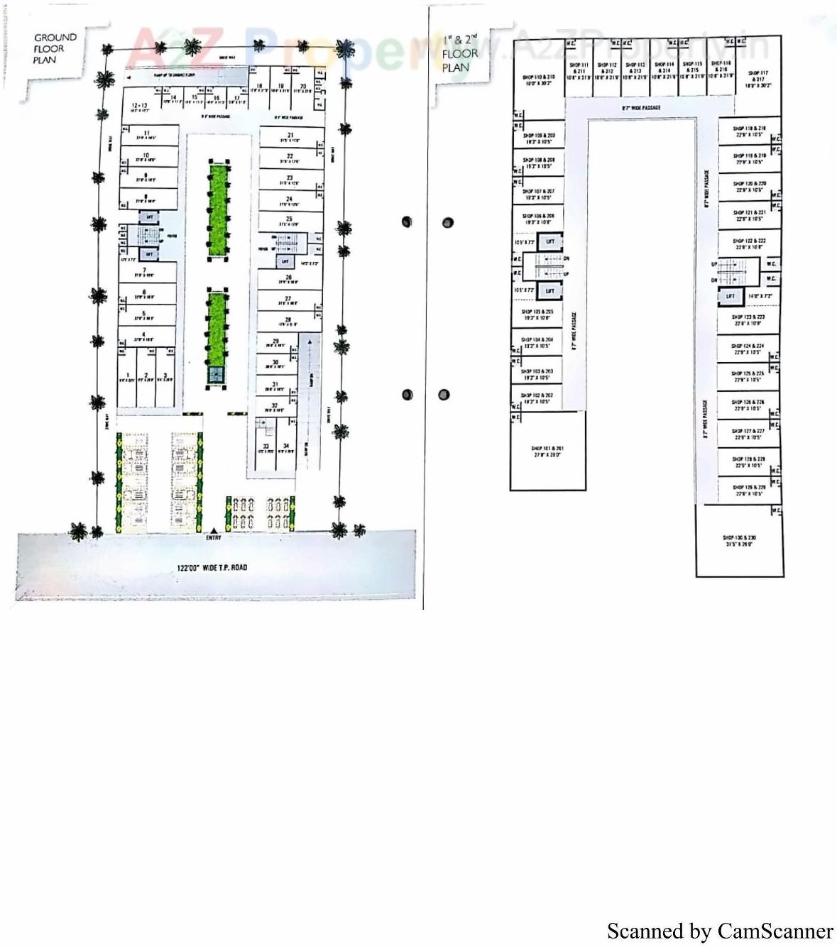 Layout of real estate project Solitaire Arcade located at Naroda, Ahmedabad, Gujarat