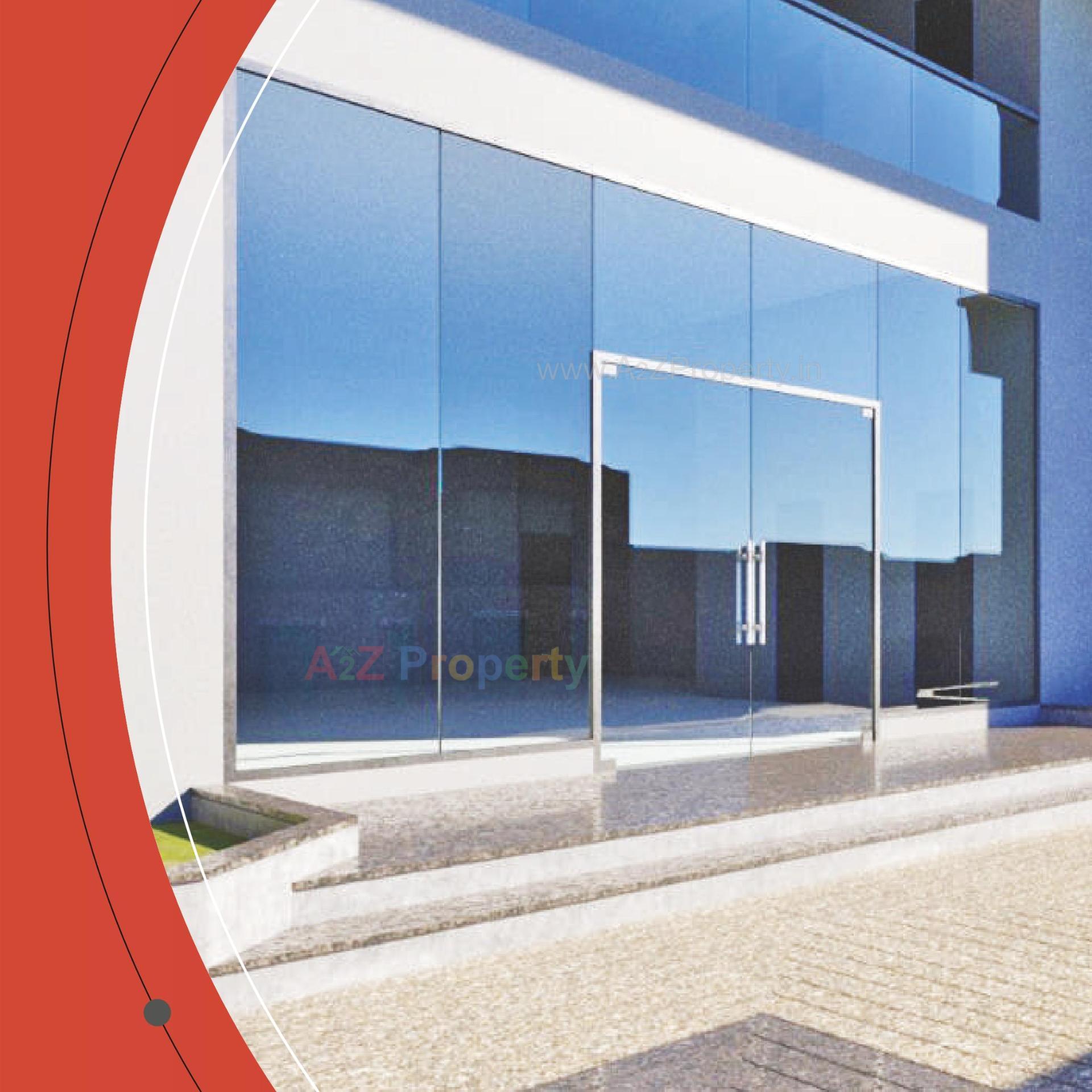 3D Elevation of real estate project Solitaire Connect located at Makarba, Ahmedabad, Gujarat