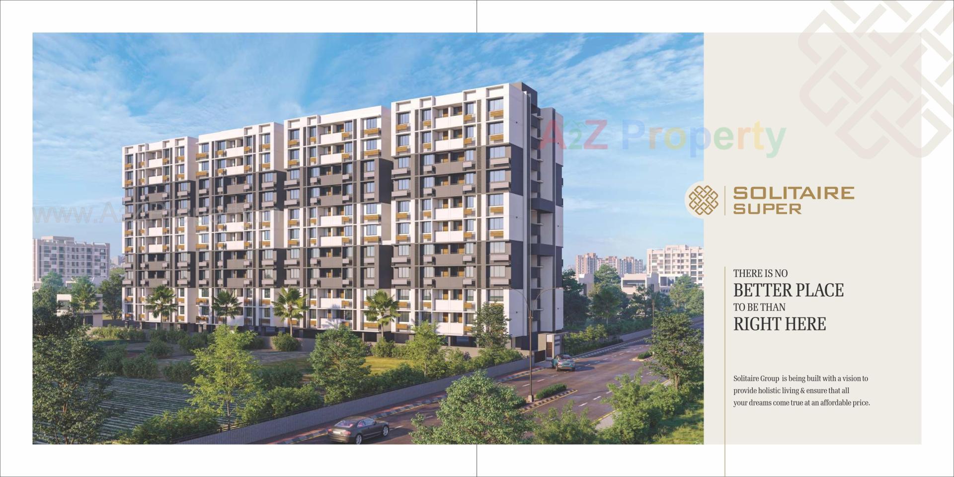3D Elevation of real estate project Solitaire Superb located at Nikol, Ahmedabad, Gujarat