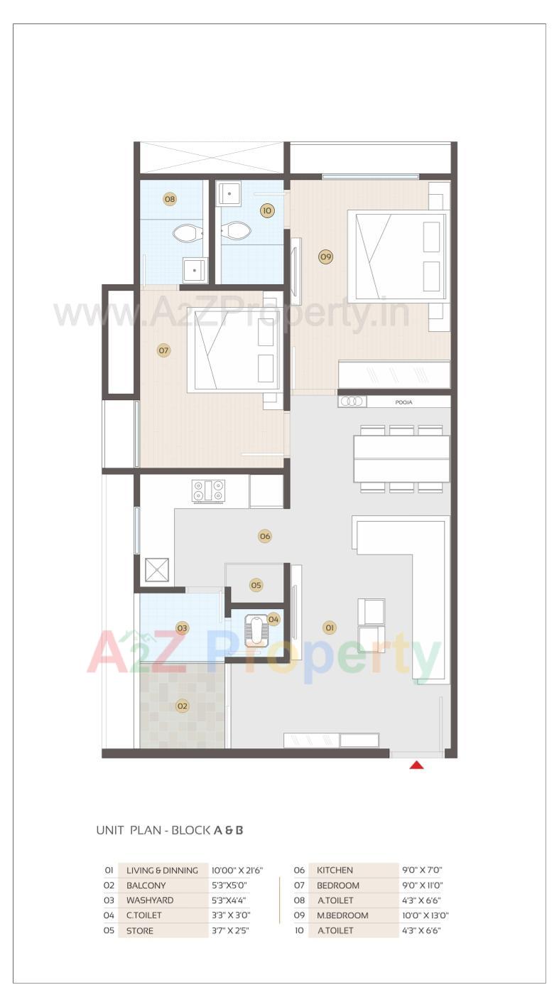 Layout of real estate project Solitaire Vista located at Gota, Ahmedabad, Gujarat
