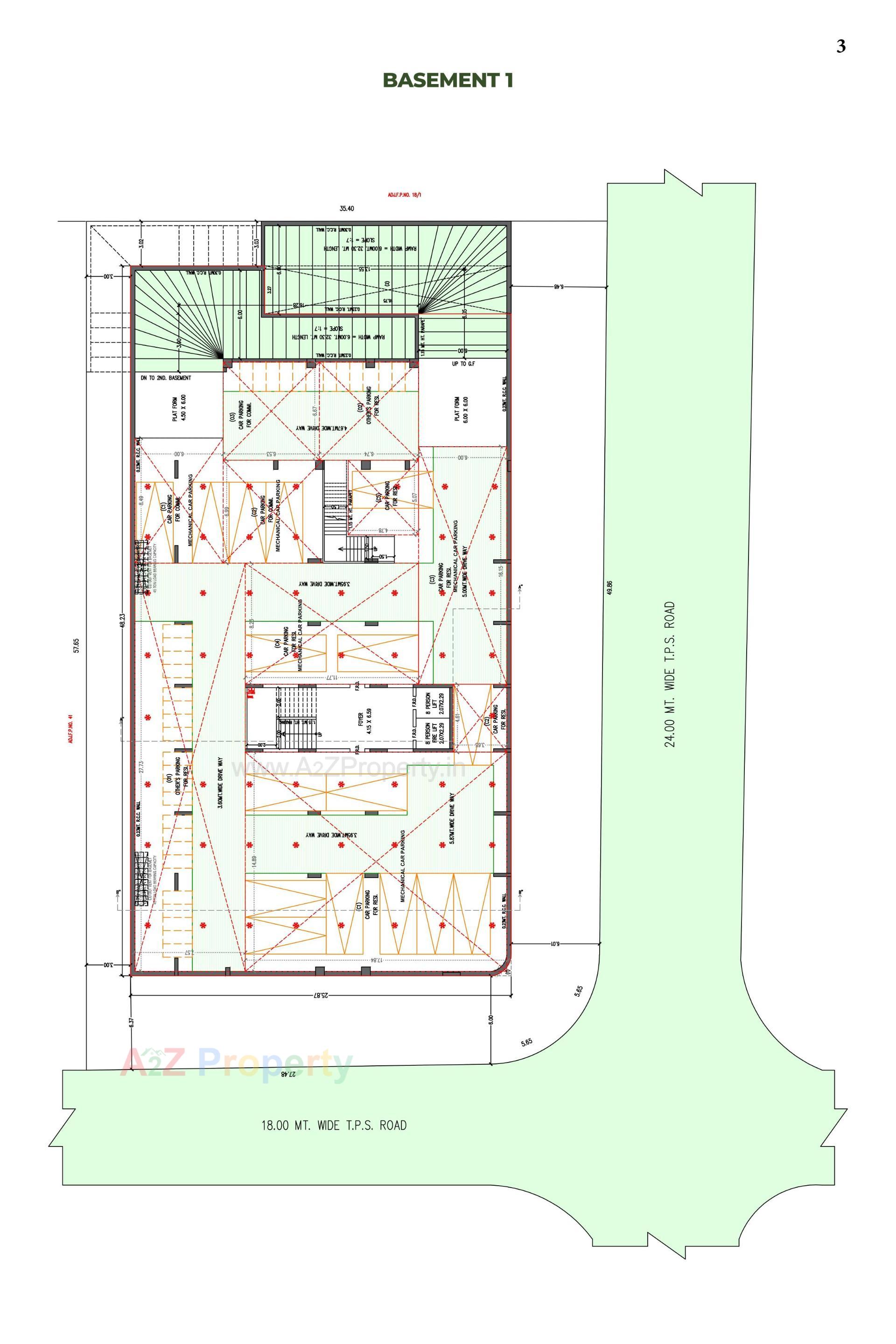 Layout of real estate project Solo Bliss located at Sola, Ahmedabad, Gujarat