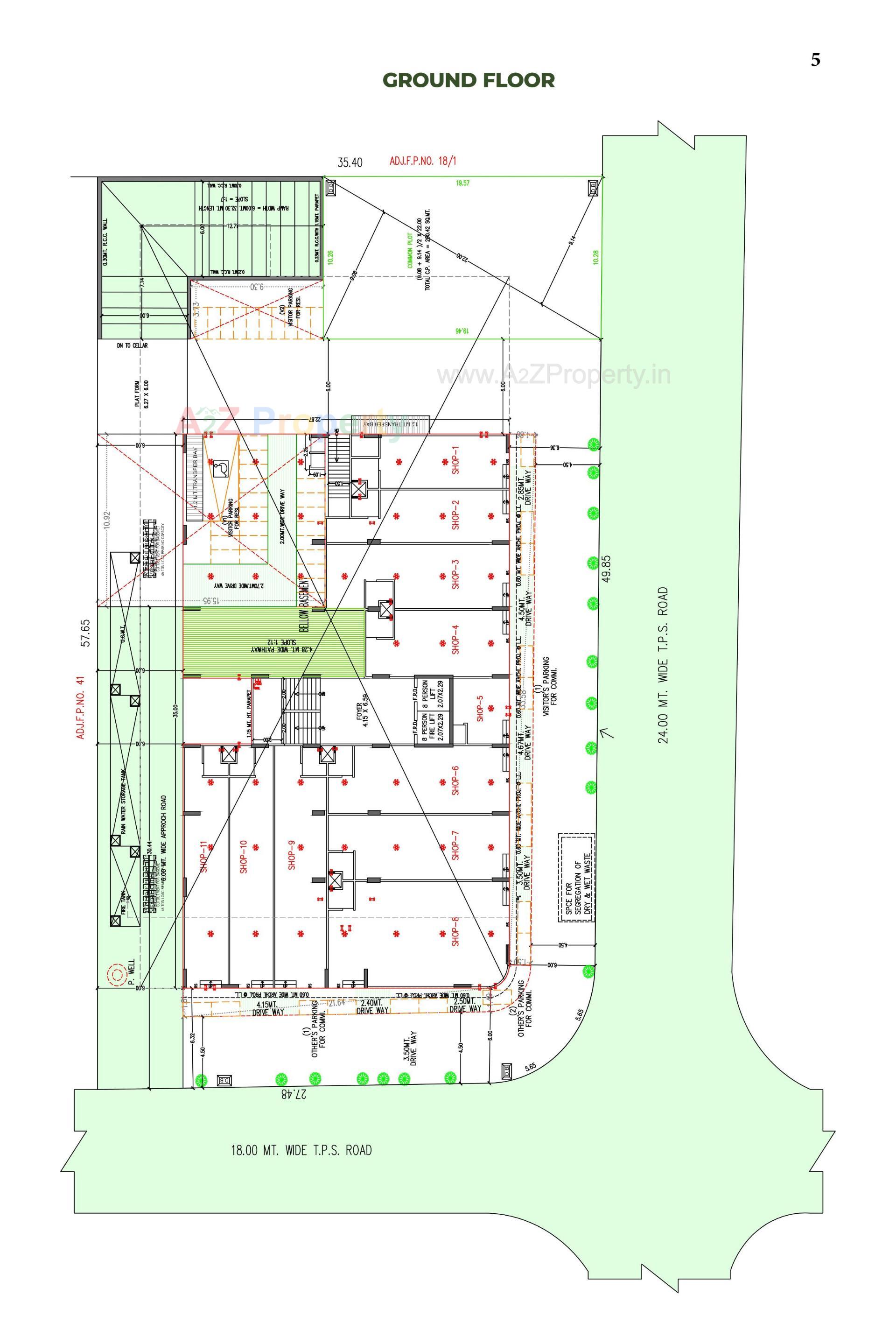 Layout of real estate project Solo Bliss located at Sola, Ahmedabad, Gujarat