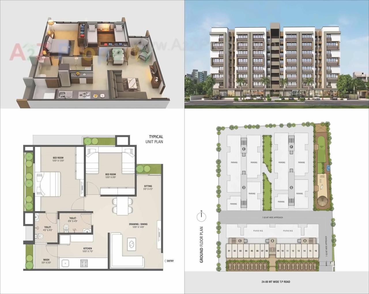 Layout of real estate project Somya Residency located at Sarkhej, Ahmedabad, Gujarat