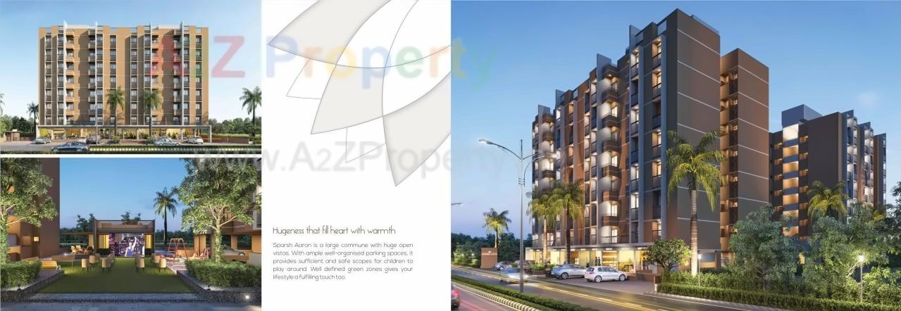 3D Elevation of real estate project Sparsh Aaron located at Shahwadi, Ahmedabad, Gujarat