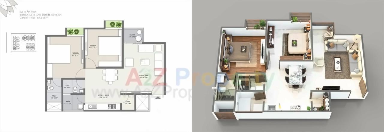 Layout of real estate project Sparsh Aaron located at Shahwadi, Ahmedabad, Gujarat