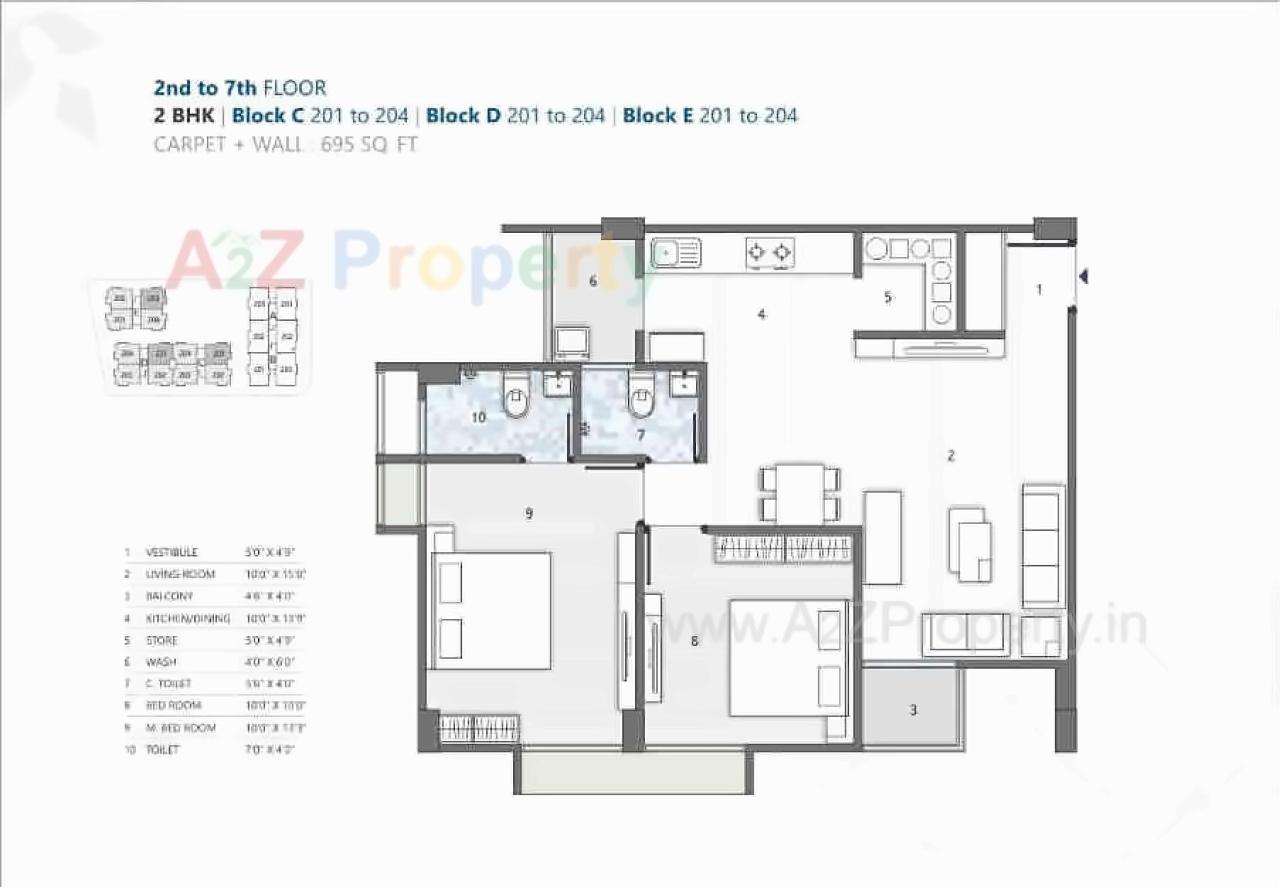 Layout of real estate project Sparsh Aura located at Shahwadi, Ahmedabad, Gujarat