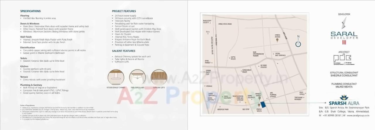  of real estate project Sparsh Aura located at Shahwadi, Ahmedabad, Gujarat