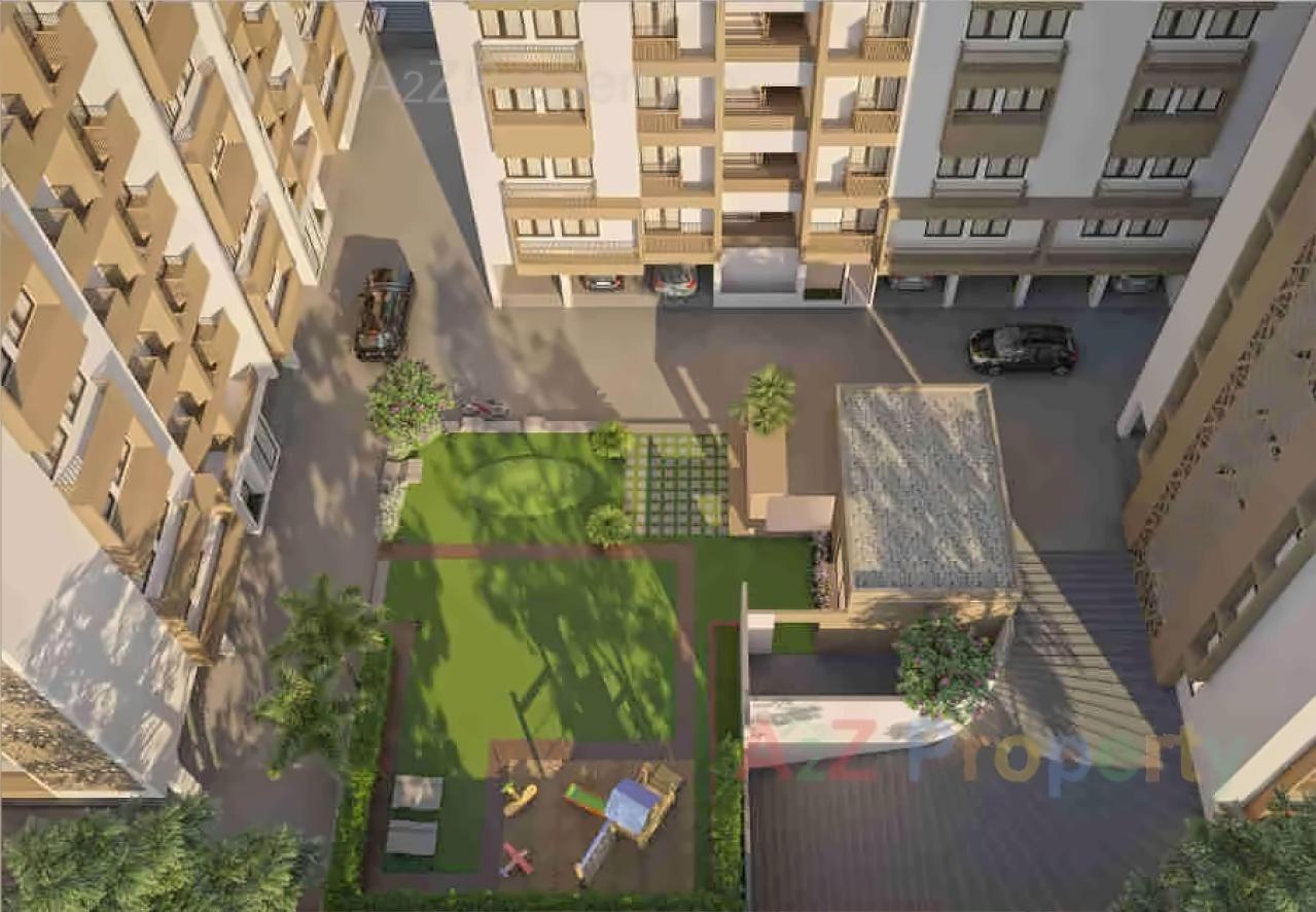 3D Elevation of real estate project Sparsh Aura located at Shahwadi, Ahmedabad, Gujarat