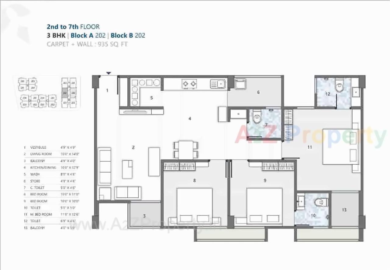 Layout of real estate project Sparsh Aura located at Shahwadi, Ahmedabad, Gujarat