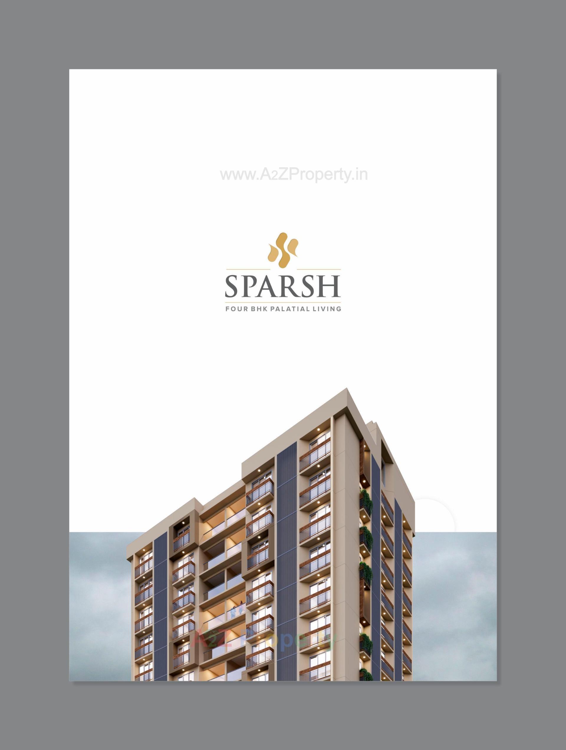 3D Elevation of real estate project Sparsh Residency located at Bhadaj, Ahmedabad, Gujarat