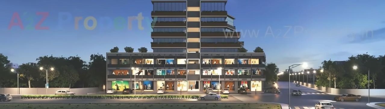 3D Elevation of real estate project Spg Echelon located at Makarba, Ahmedabad, Gujarat