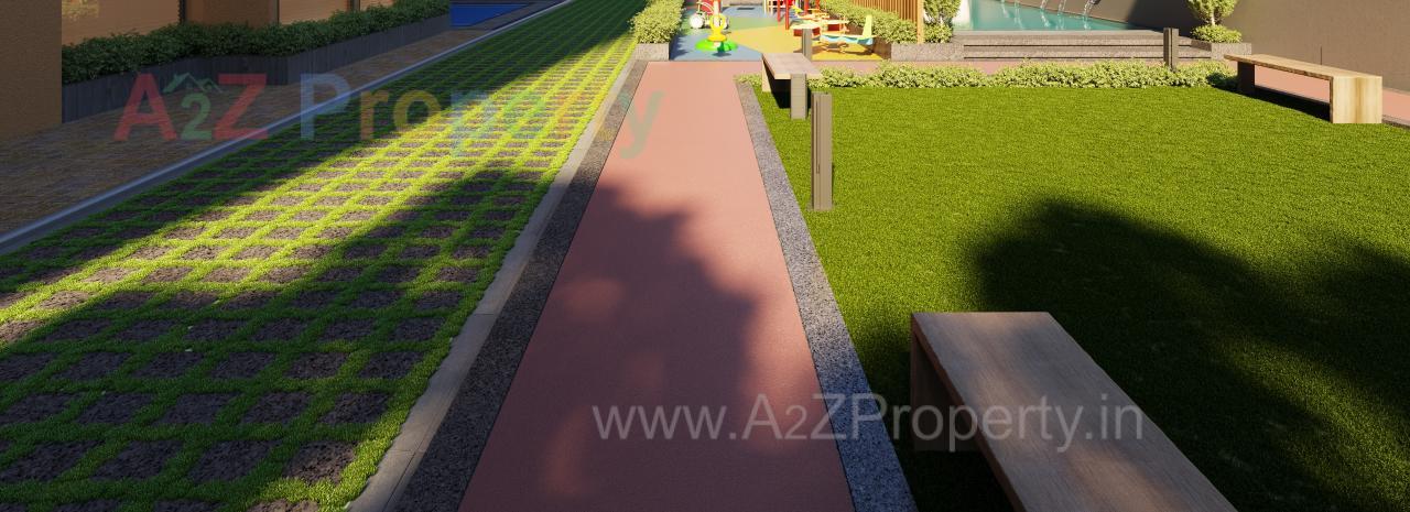 3D Elevation of real estate project Spg Evans located at Ghuma, Ahmedabad, Gujarat