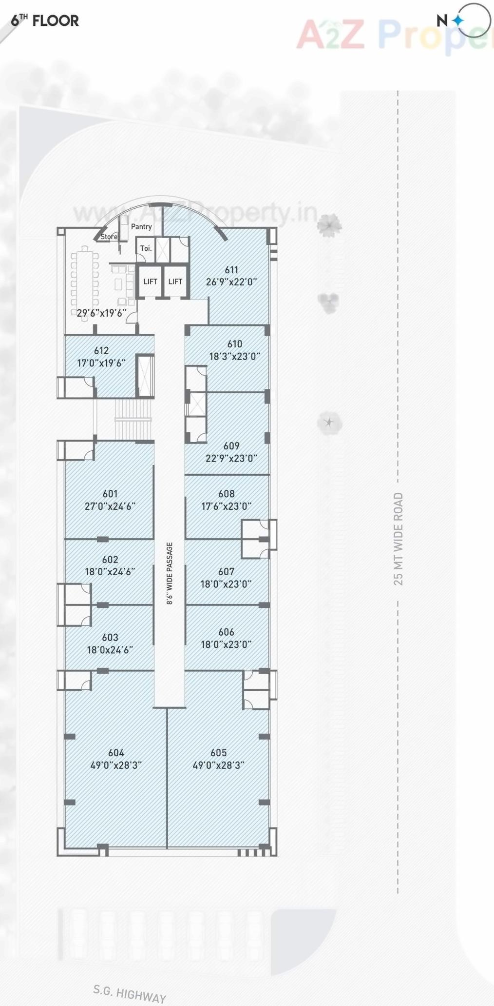 Layout of real estate project Spinel located at Sola, Ahmedabad, Gujarat
