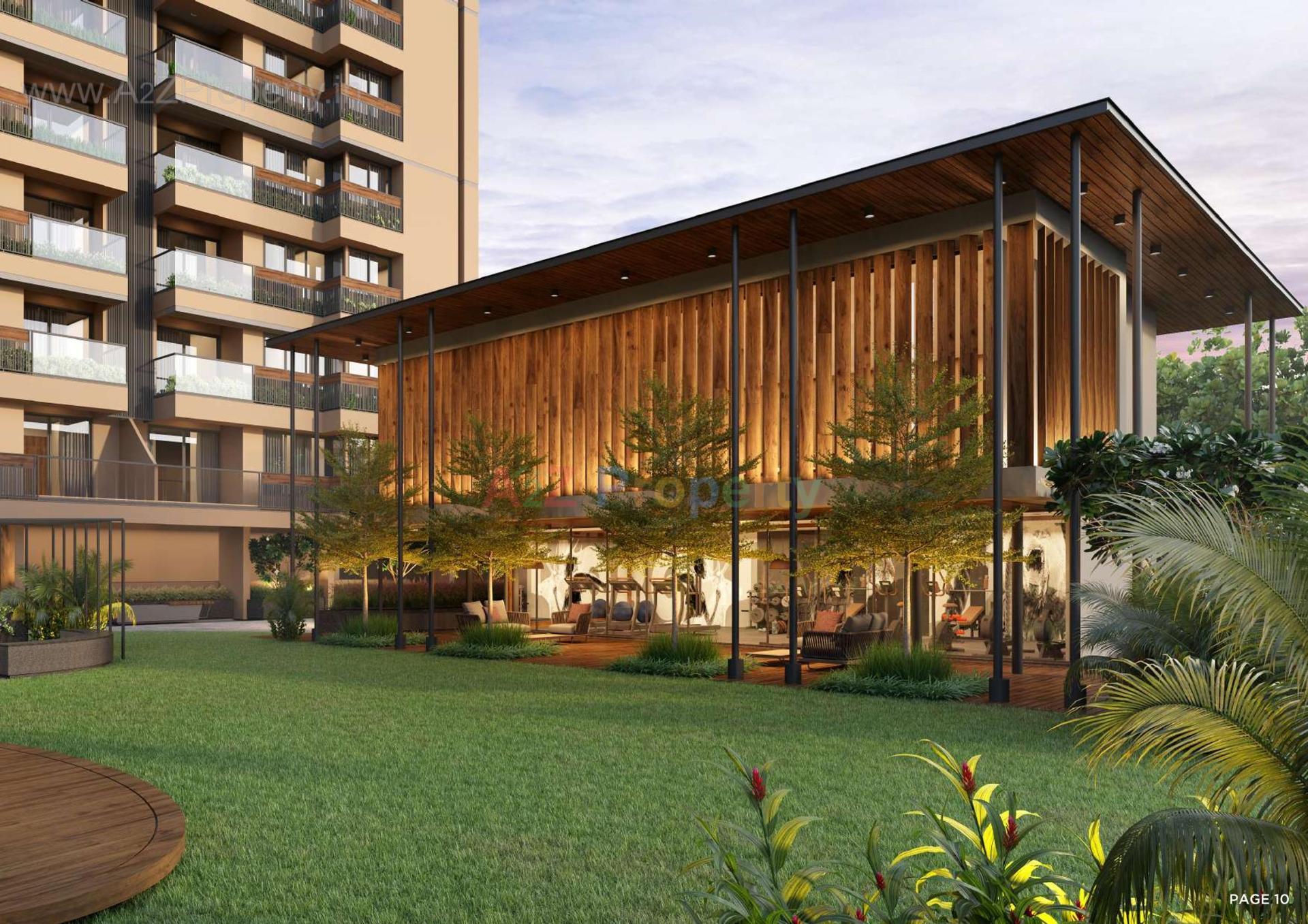 3D Elevation of real estate project Sreevas located at Chiloda, Ahmedabad, Gujarat