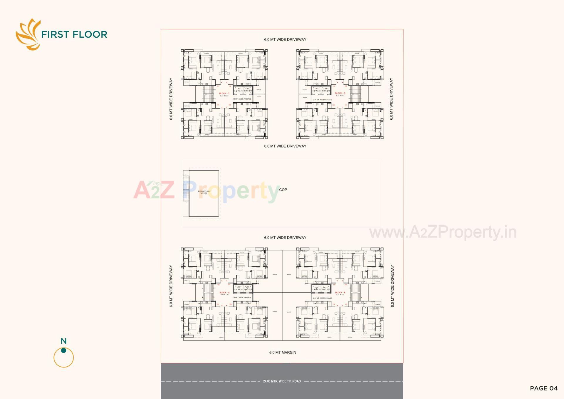 Layout of real estate project Sreevas located at Chiloda, Ahmedabad, Gujarat