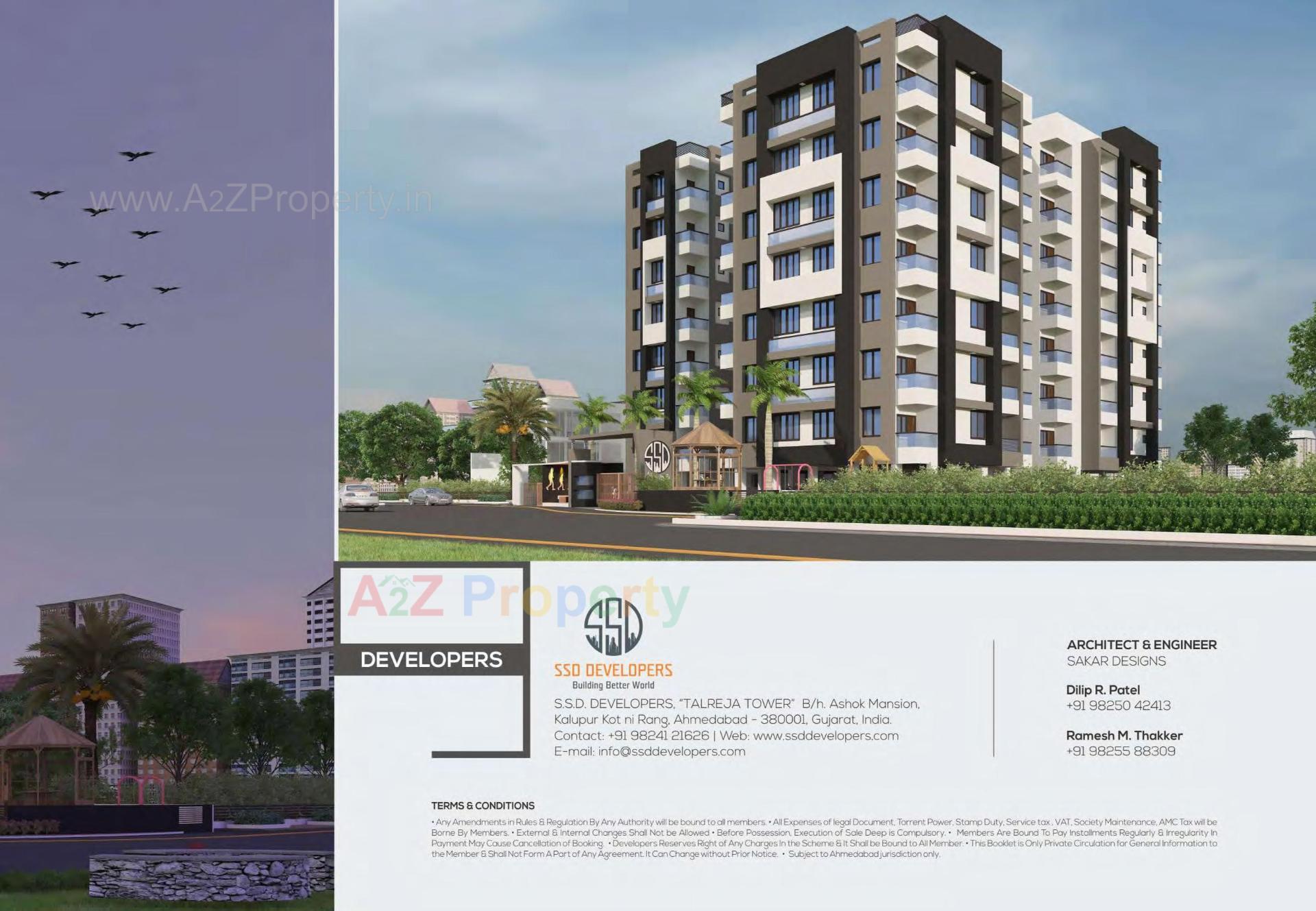 3D Elevation of real estate project Ssd Heights Premium located at Naroda, Ahmedabad, Gujarat