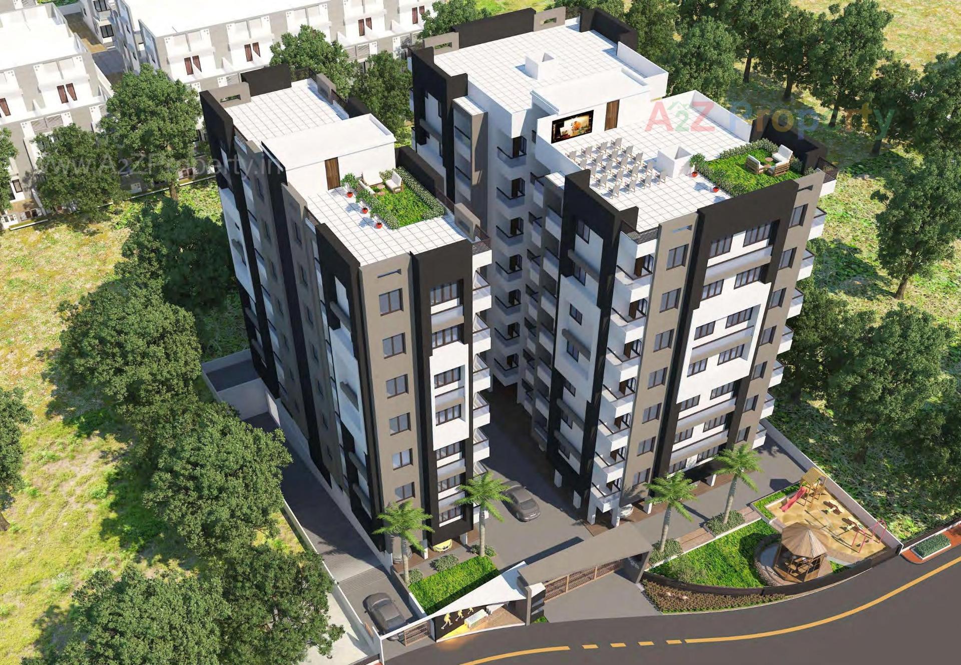 3D Elevation of real estate project Ssd Heights Premium located at Naroda, Ahmedabad, Gujarat