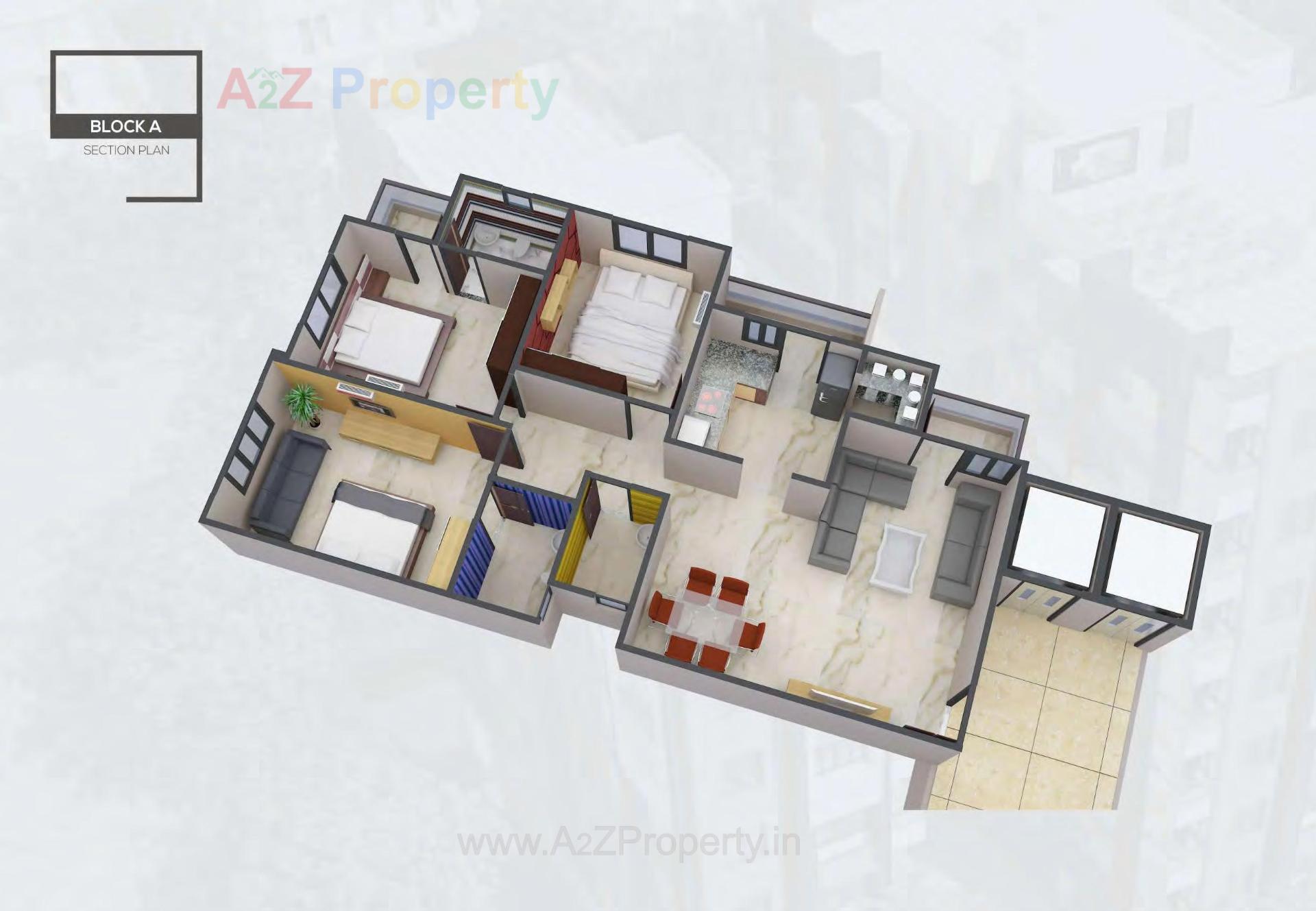Layout of real estate project Ssd Heights Premium located at Naroda, Ahmedabad, Gujarat