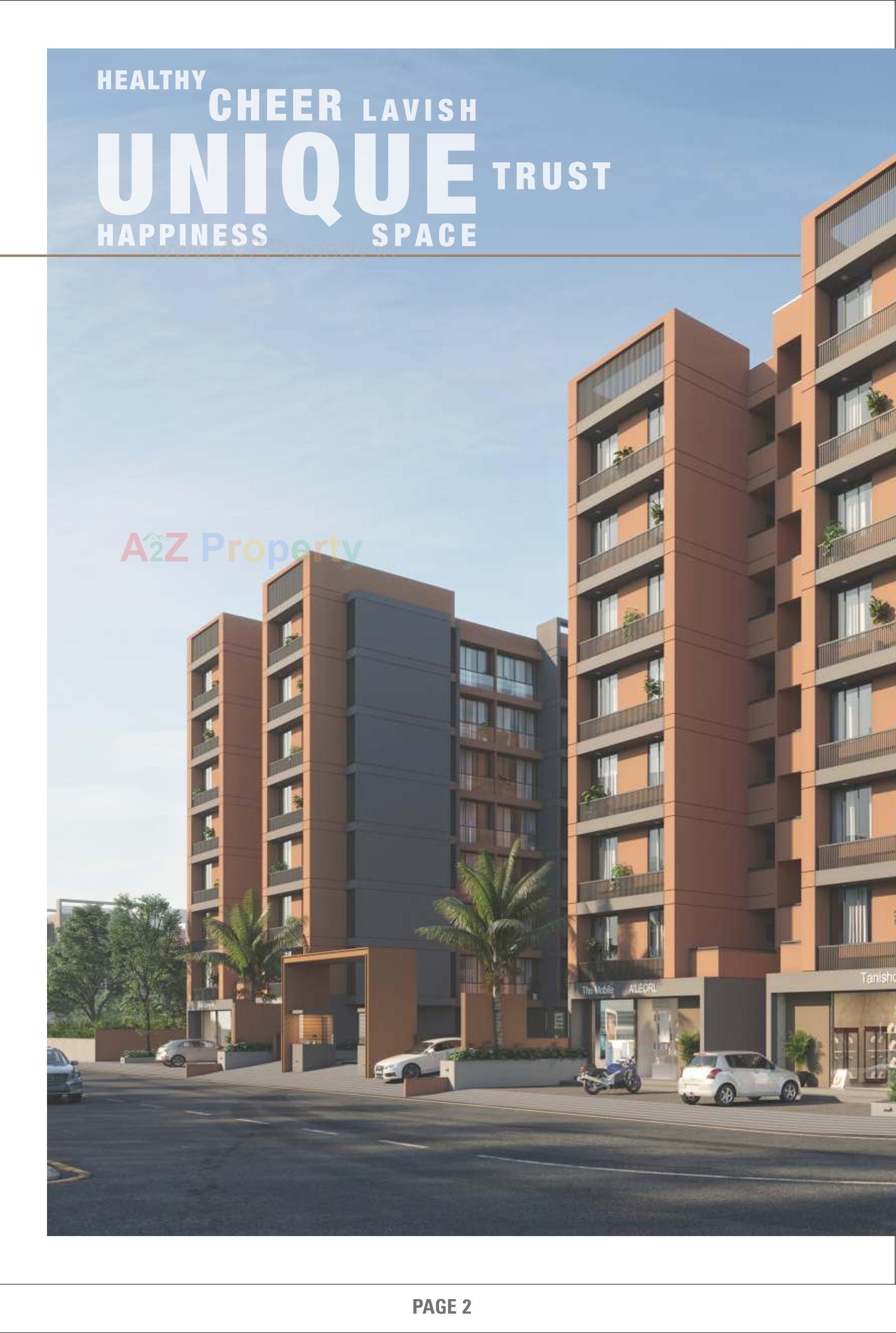 3D Elevation of real estate project Ssd Premium Living located at Nana-chiloda, Ahmedabad, Gujarat