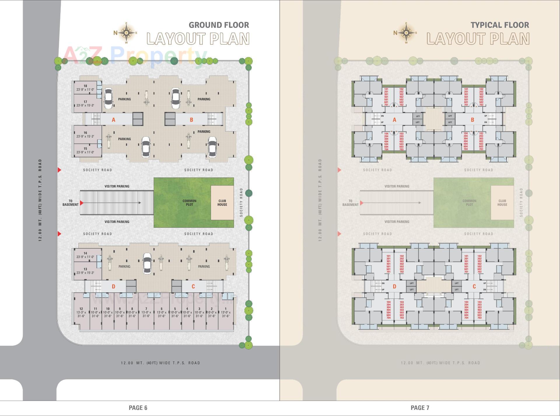 Layout of real estate project Ssd Premium Living located at Nana-chiloda, Ahmedabad, Gujarat