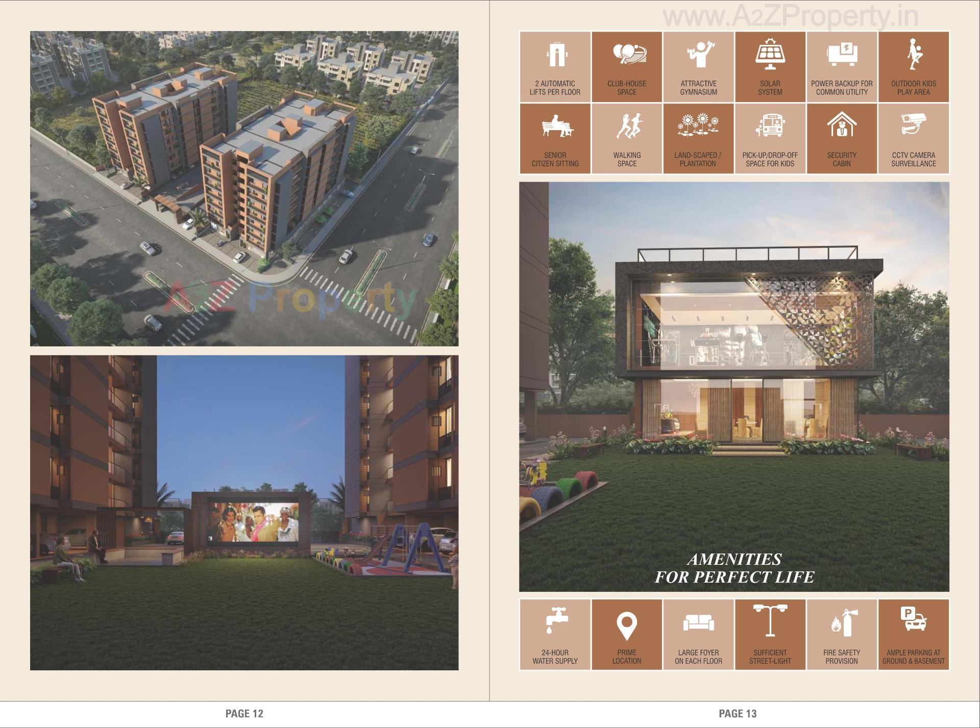 Layout of real estate project Ssd Premium Living located at Nana-chiloda, Ahmedabad, Gujarat