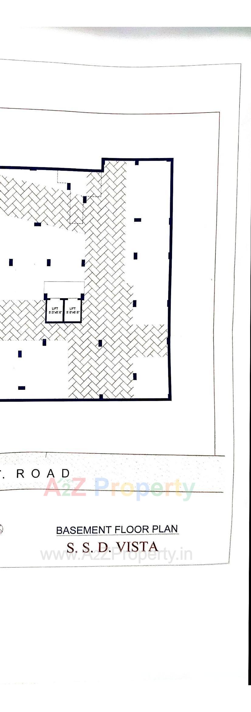Layout of real estate project Ssd Vista located at Naroda, Ahmedabad, Gujarat