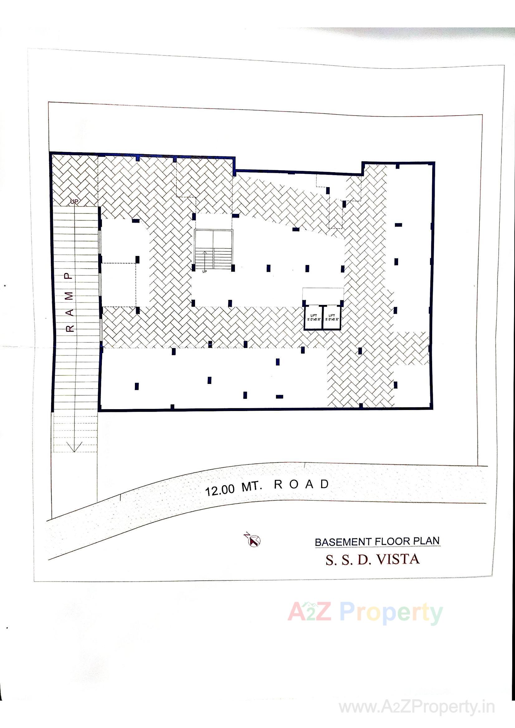 Layout of real estate project Ssd Vista located at Naroda, Ahmedabad, Gujarat