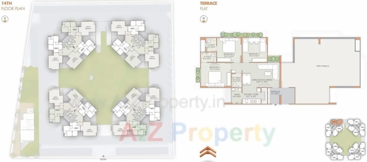 Layout of real estate project Stanza located at Shela, Ahmedabad, Gujarat