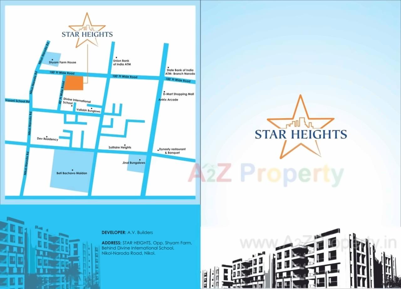  of real estate project Star Heights located at Nikol, Ahmedabad, Gujarat