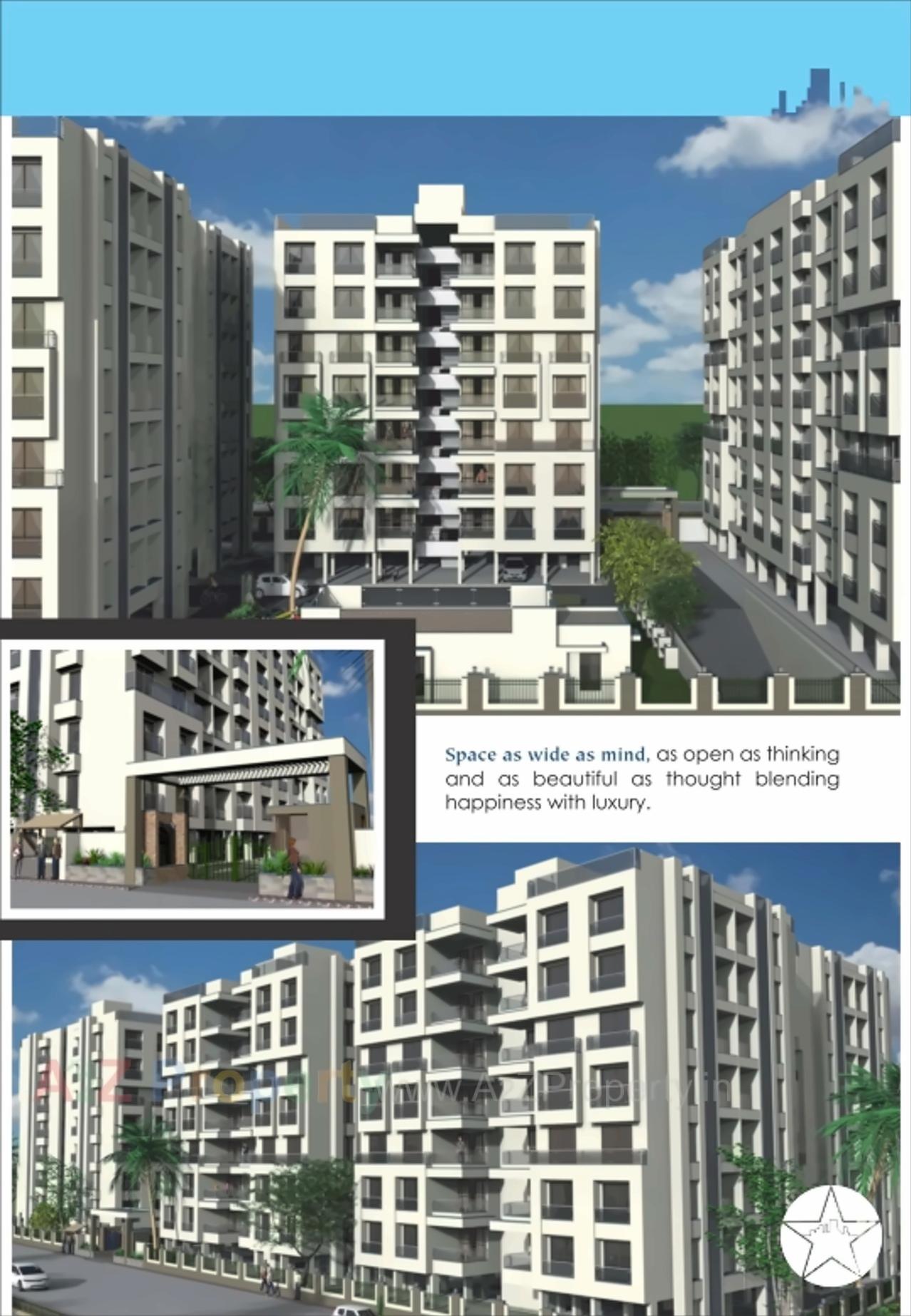 3D Elevation of real estate project Star Heights located at Nikol, Ahmedabad, Gujarat