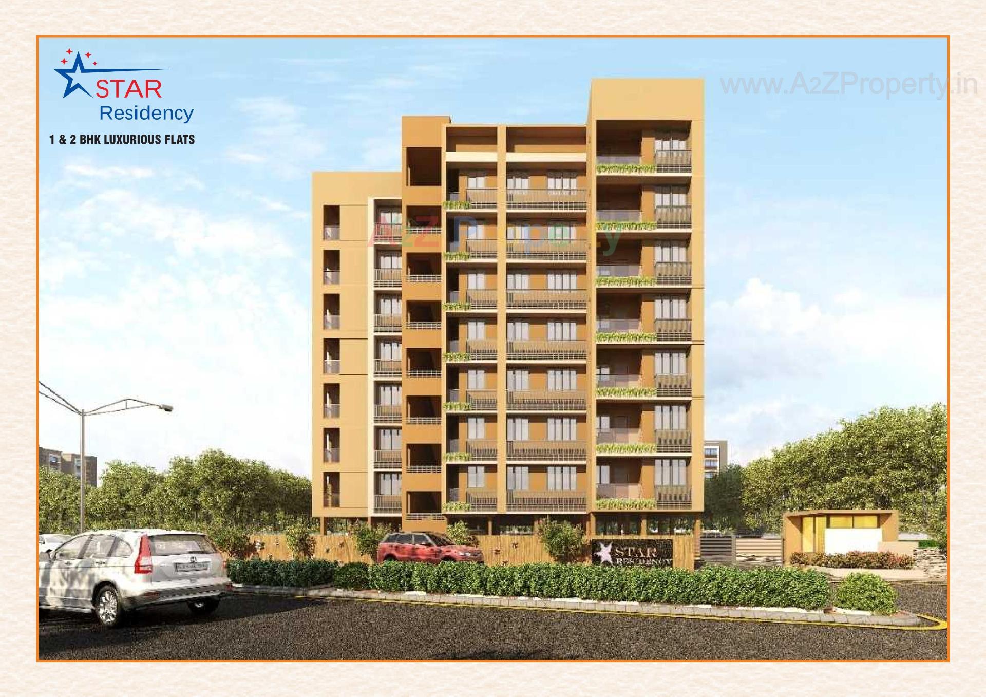 3D Elevation of real estate project Star Residency located at Narol, Ahmedabad, Gujarat