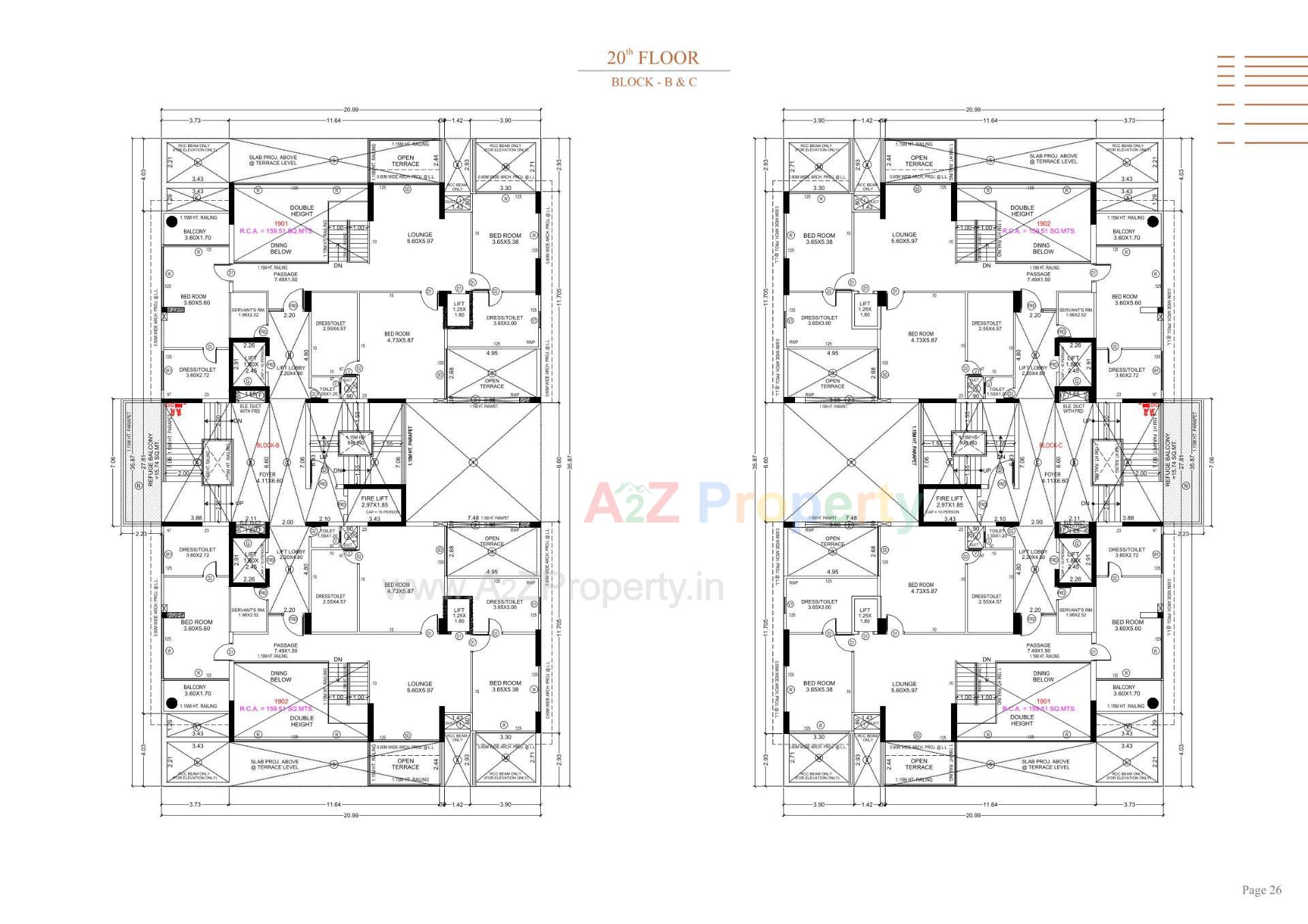 Layout of real estate project Stark Torre located at Sola, Ahmedabad, Gujarat