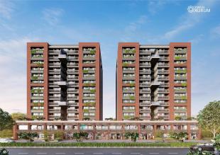 Elevation of real estate project Status Aurum located at Gota, Ahmedabad, Gujarat