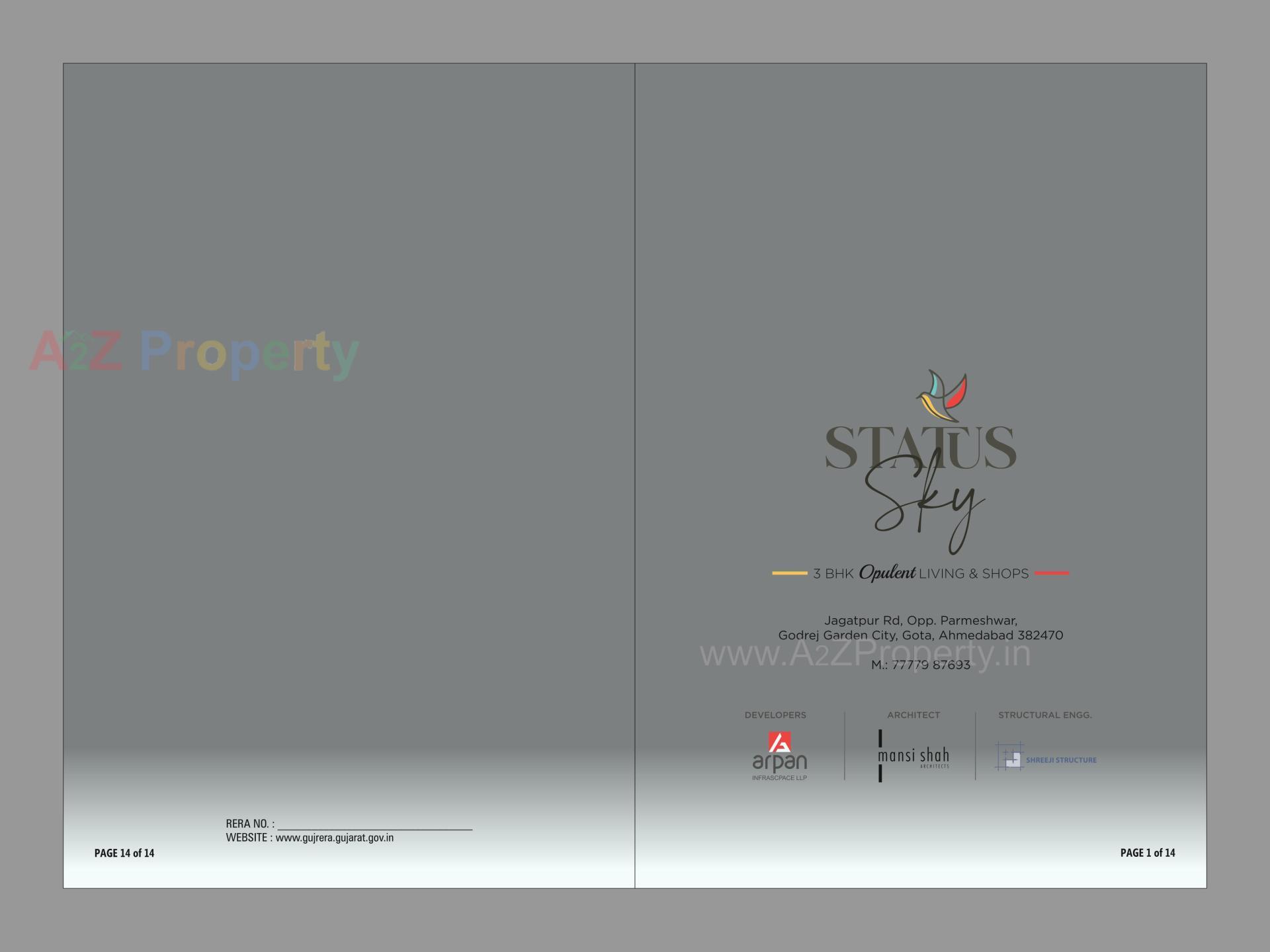  of real estate project Status Sky located at Jagatpur, Ahmedabad, Gujarat