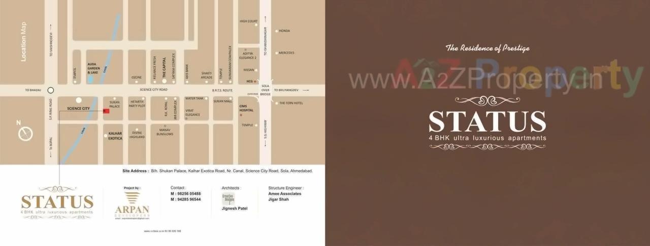  of real estate project Status located at Sola, Ahmedabad, Gujarat