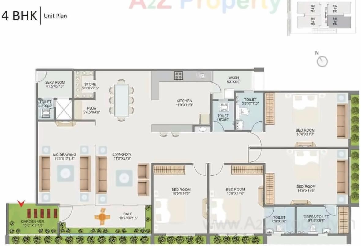 Layout of real estate project Status located at Sola, Ahmedabad, Gujarat