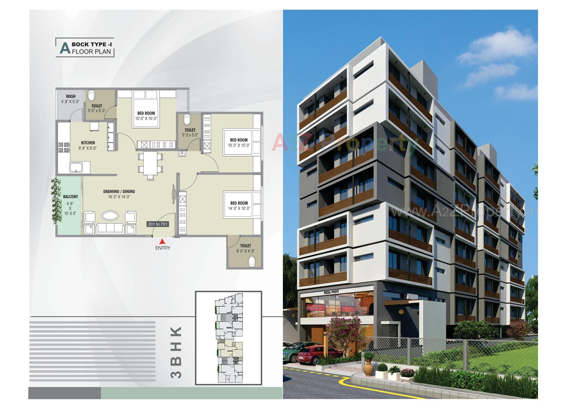  of real estate project Stavam Residency located at Gota, Ahmedabad, Gujarat