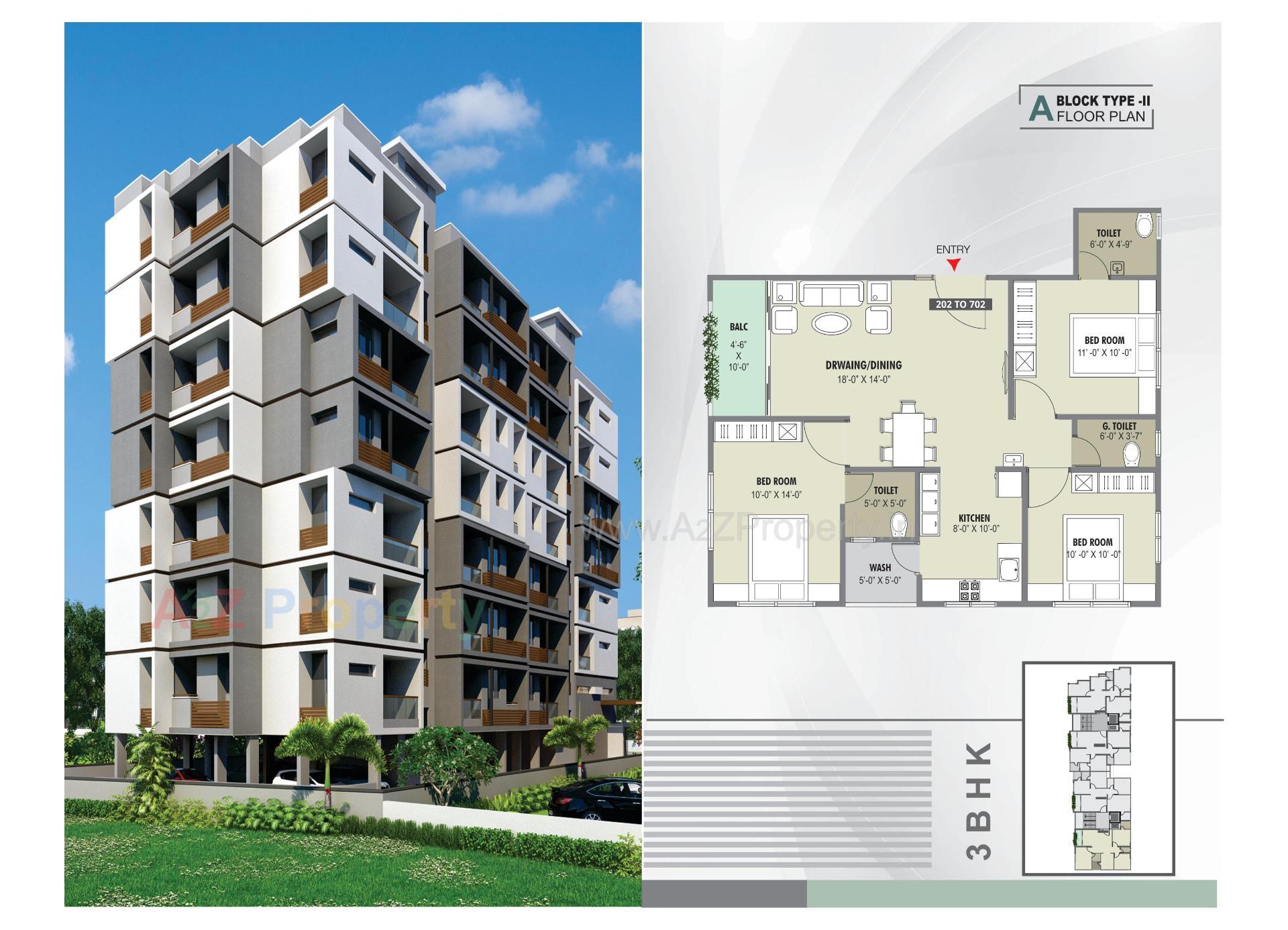 Layout of real estate project Stavam Residency located at Gota, Ahmedabad, Gujarat