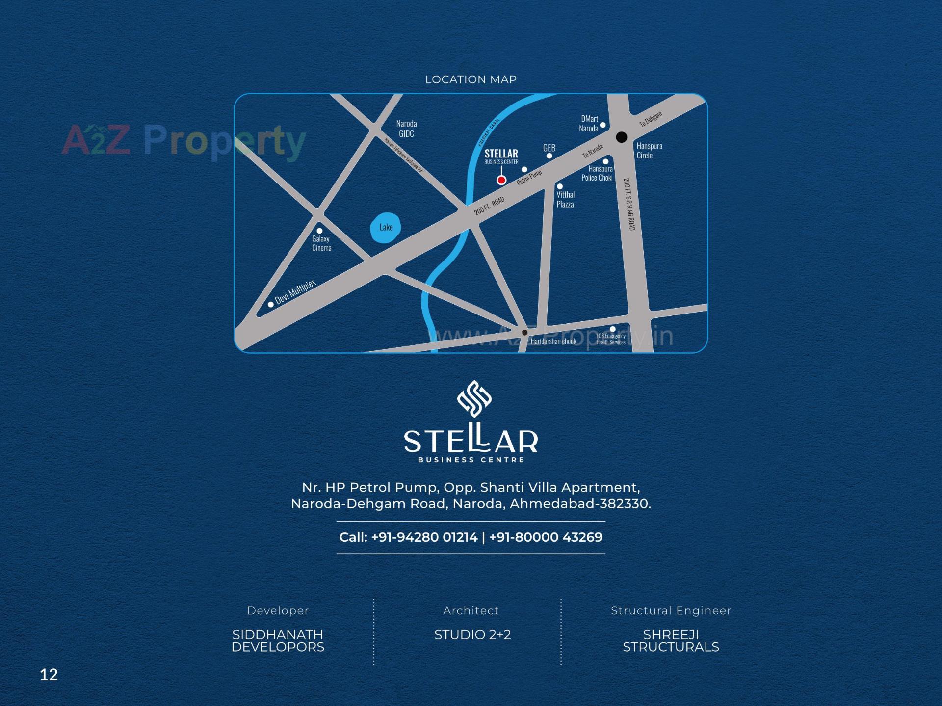  of real estate project Stellar Business Centre located at Naroda, Ahmedabad, Gujarat